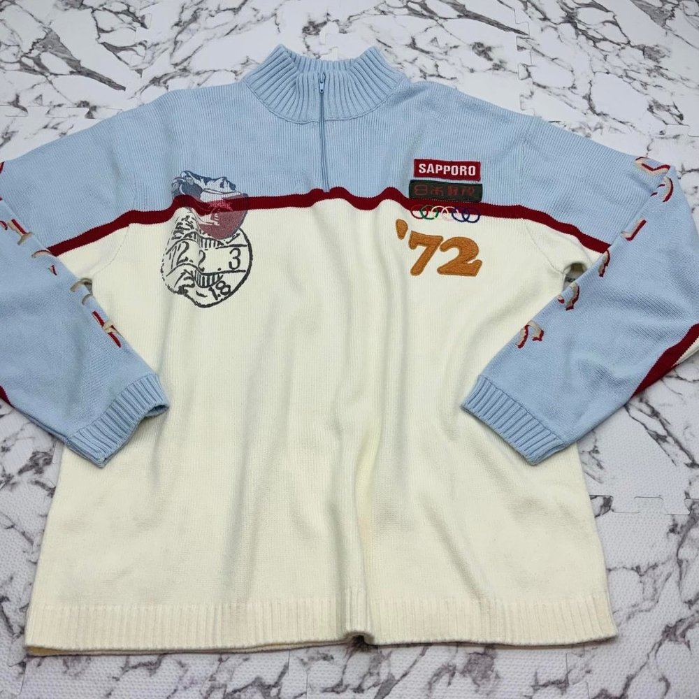 Men's BB London Sapporo 1972 Winter Olympics Turtleneck Sweater